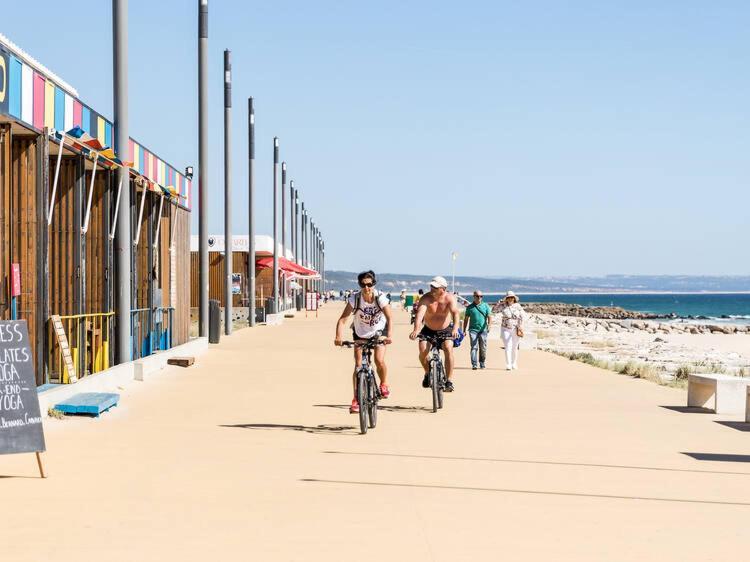 Capitan Beach House Costa de Caparica Exterior foto